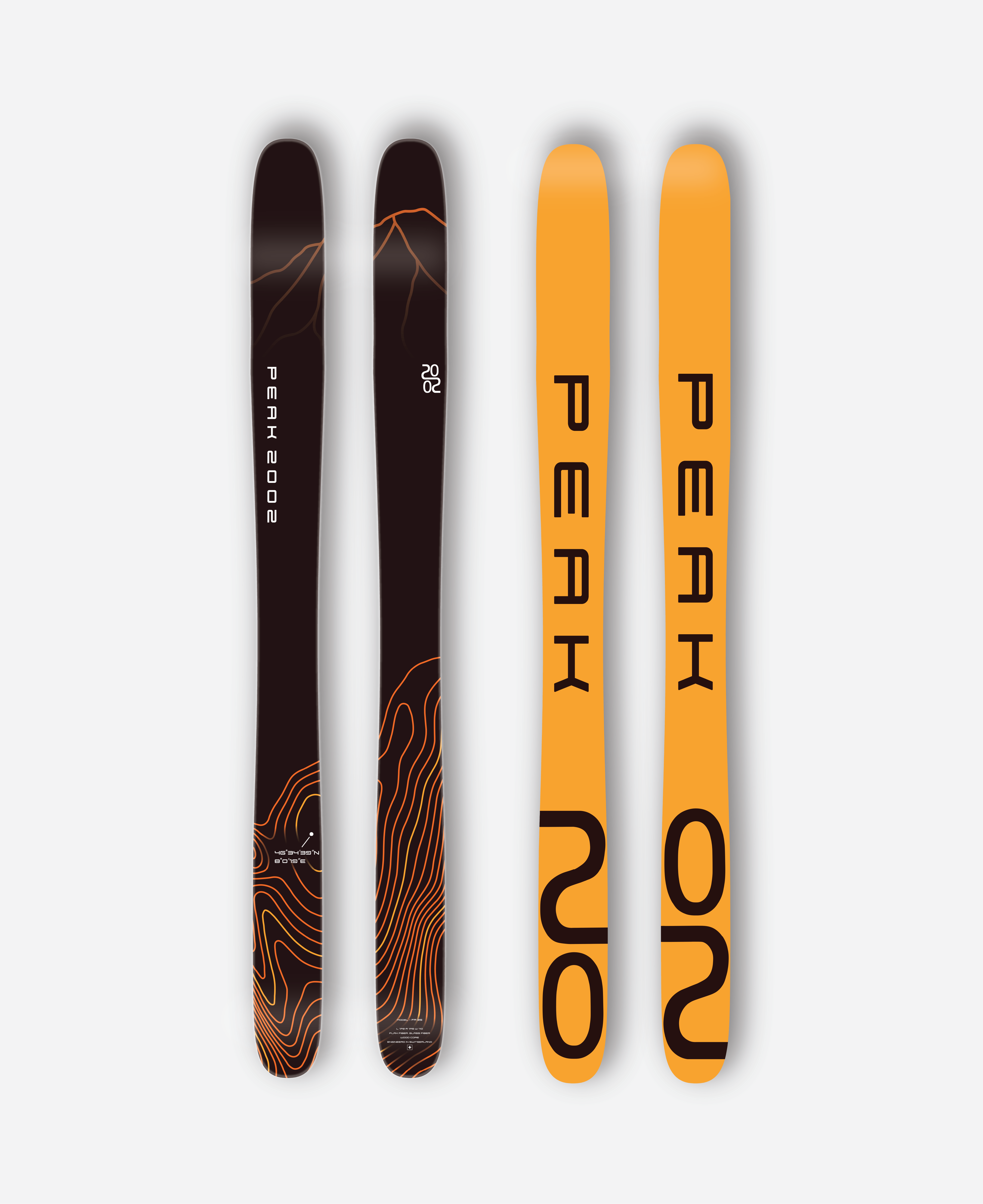Peak2002 Freeride FR 110, topsheet and base