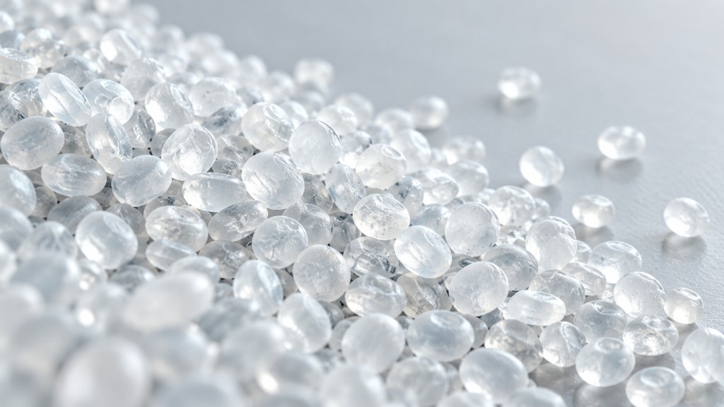 Polyethylene pellets for the ski base