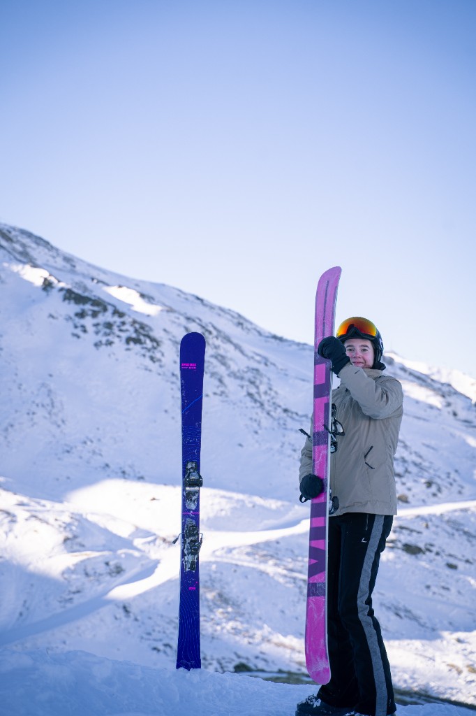 First days on snow with a Peak2002 prototype in the Alps